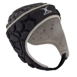 Gilbert Falcon 200 Men's Headguard, Black/Silver, XL