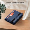 nuoku Minimalist Wallet for Men, Leather Slim RFID Mens Wallet,