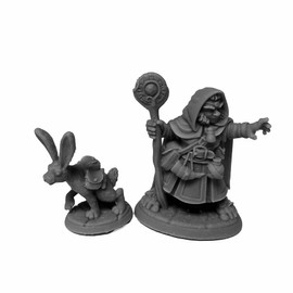 Hollis Grayheath and Verbena Miniature 25mm Heroic Scale Figure 3D Printed Dungeon Dwellers Reaper Miniatures