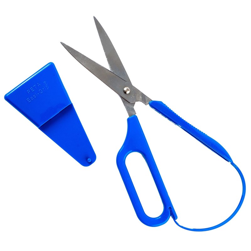 PETA Easi-Grip Long Loop Scissors, Stainless Steel and Polymer Long