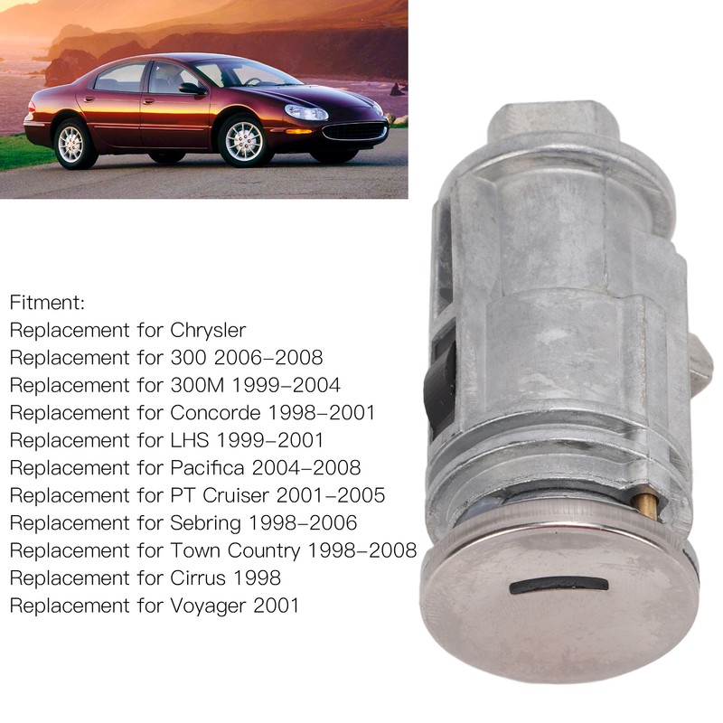 Ignition Switch Lock Cylinder 5003843AB Car Accessories with 2 Keys