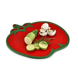 Maya Professional Tools 041350 Cutting Board Tomato Non-slip, Red, Green