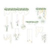 World Craft KFS-030 Glitter Clear Flake Seal Garden Party