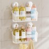 TAILI Shower Shelf Suction Cup No Drilling Shower Organiser Shower