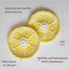 Cotton Crotchet Fruit Car Coaster Set (Sunny Peel)