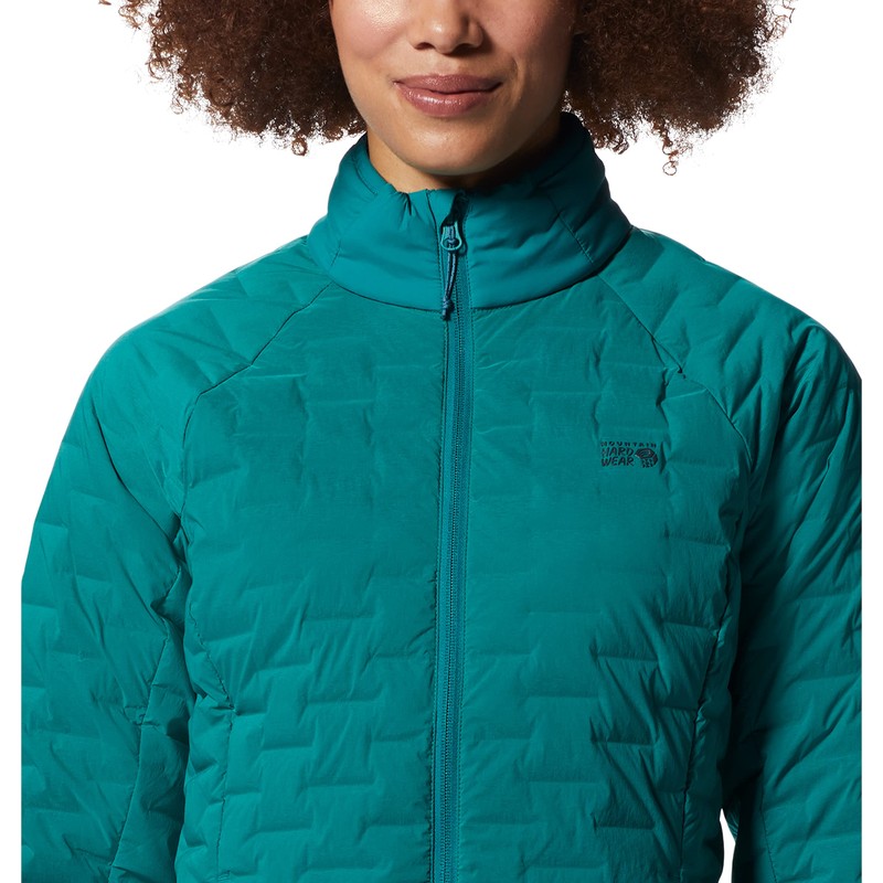 Mountain Hardwear Women's StretchDown Light Jacket, Botanic, Medium