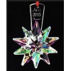 Baccarat 2013 Annual Ornament Christmas Star Iridescent xmas tree New