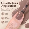 10ML Taupe Nail Polish, Air Dry Glossy Nail Lacquer, No
