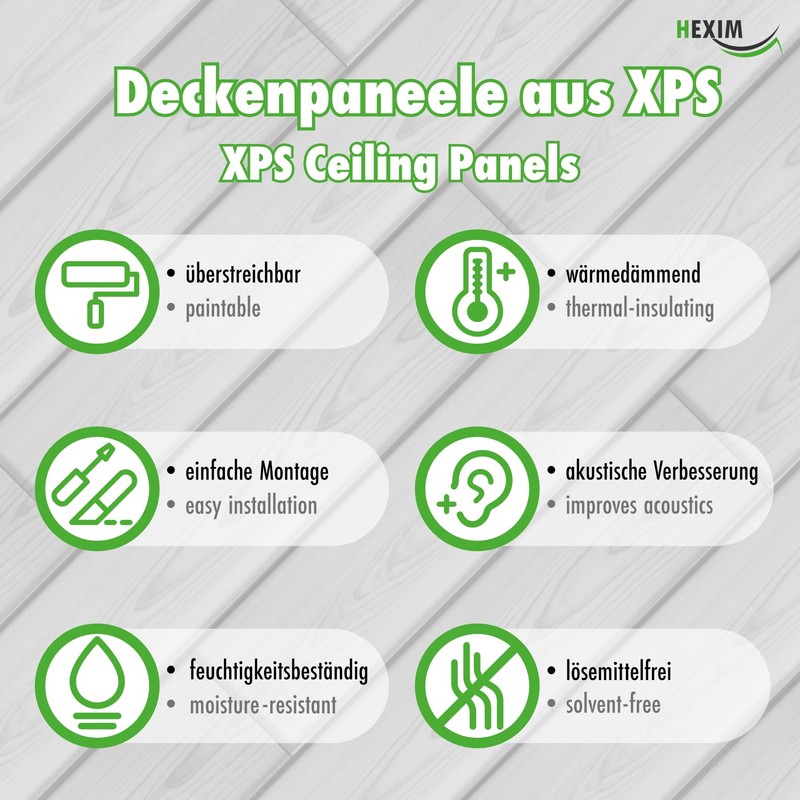 XPS Polystyrene Ceiling Tiles, Lightweight and Stable Ceiling Tiles, Many