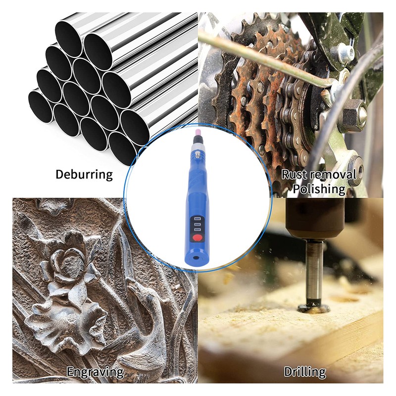 Electric Engraving Pen Handheld Rechargeable Micro Engraver Etching Pen Carve