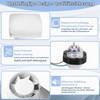Izrielar Bathroom Fan 100 mm with Humidity Sensor and Backflow