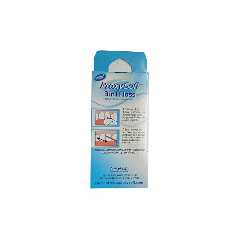 Proxy Soft (Sorton) 3 in 1 Floss, Pack of 100