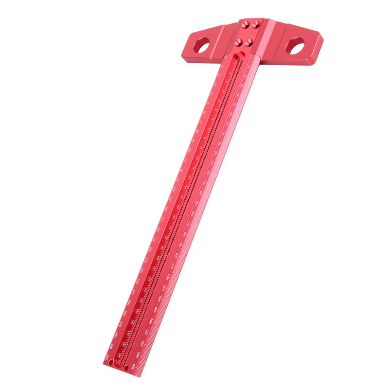 T Square Ruler Aluminum Alloy Removable Woodworking Scriber Art Framing