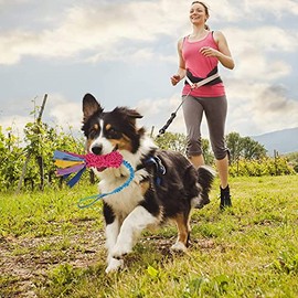 Juguete de tirón para perro, juguetes para masticadores agresivos, juguete de cuerda para perro con chirrido fuerte, fácil de grapar, juguete