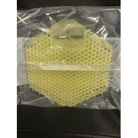Capital Fresh Wave 3D Urinal Deodorizer Screen, Citrus Scent, 10 Count Made In The USA