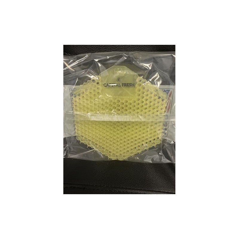 Capital Fresh Wave 3D Urinal Deodorizer Screen, Citrus Scent, 10