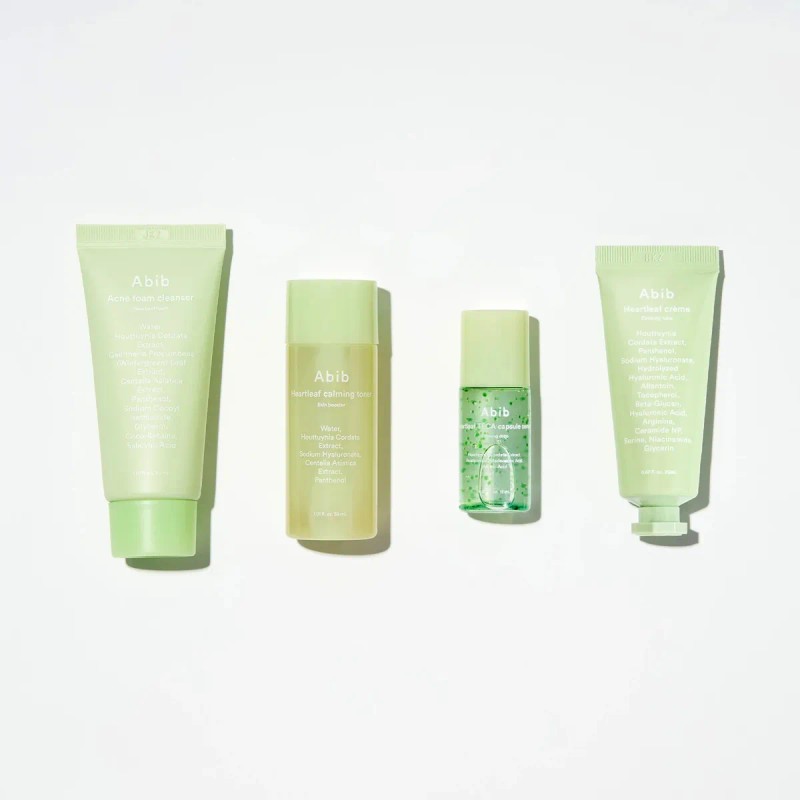 Abib Heartleaf Calming Trial Kit Set Calmante K-beauty Todo Tipo