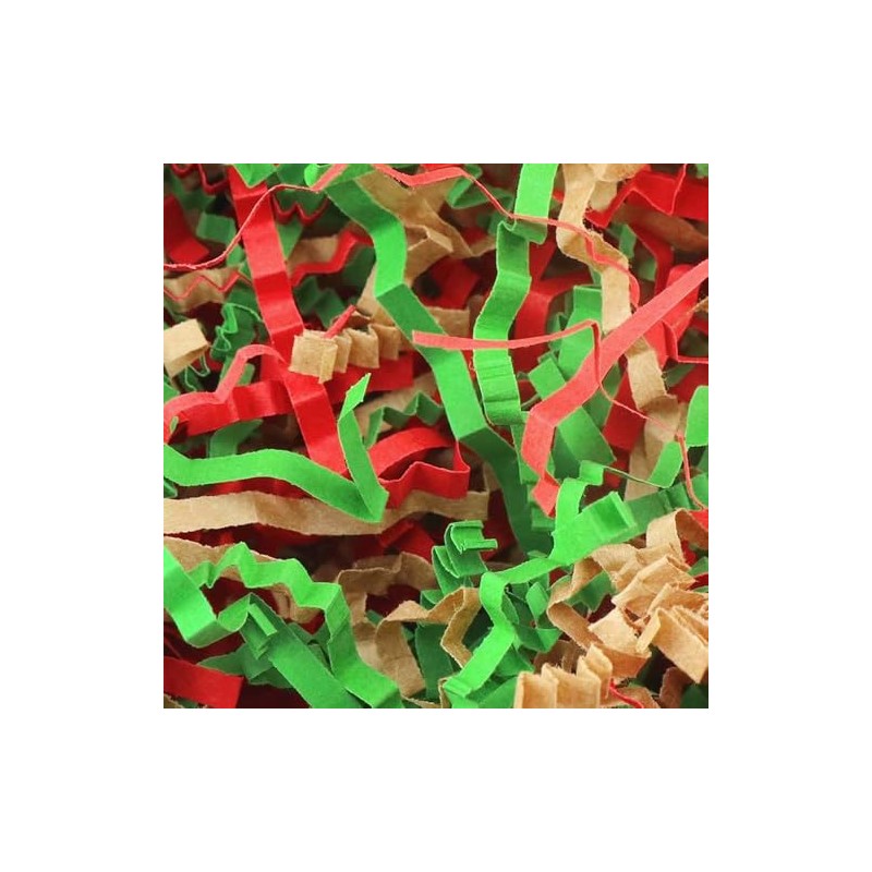 Zhzrche Crinkle Cut Paper Shred Filler Gift Wrap Confetti Raffia