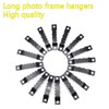 Hocansen Pack of 100 Picture Hangers with 200 Screws Sawtooth