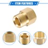 VekAuto Pressure Washer Connector, M22x1.5 Male and Female Adapter Brass