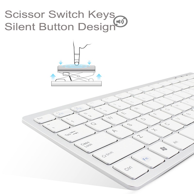 USB Wired Keyboard 78 Keys Ultra Thin Mini Portable Anti