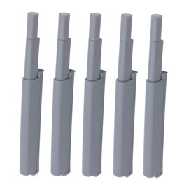 Operitacx 1 Satz Rückprallscharnier Schranktür Puffer Schrank Dämpfer Scharniere Dämpferpuffer, Schubladentür Drücken Türschrank -türscharnier Schubladendämpfer Grey 5 Stück