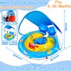 iGeeKid Baby Swimming Float with Safety Tail Airbag & Removable