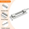 sourcing map Spring Loaded Latch Pin 3.35 x 0.69 Inches,