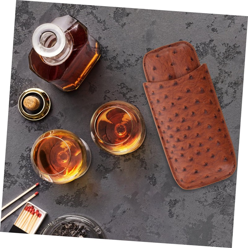 Ipetboom Portable Case Pattern Travel Humidor Compact and Lightweight Holder