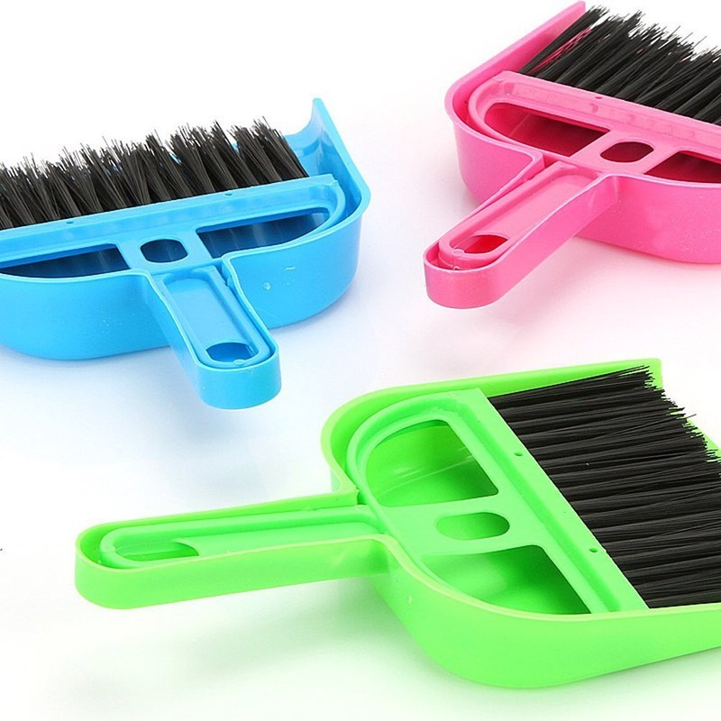 Pet Cage Broom Brush Dustpan Set - Small Cat Litter
