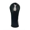 CHEZBABY Bull Terrier PU Leather Golf Club Covers Driver Headcovers