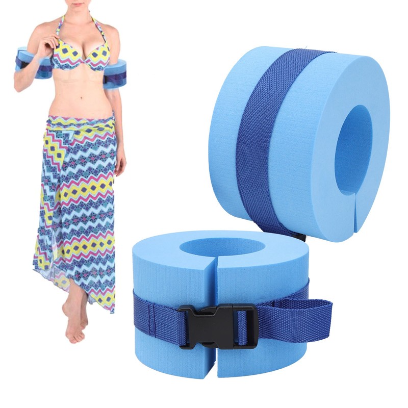 2Pcs EVA Foam Swim Aquatic Cuffs Water Aerobics Float Ring