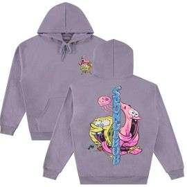 SpongeBob SquarePants Premium Men's Hoodie with Luxurious Embroidery and Puff Ink Logos