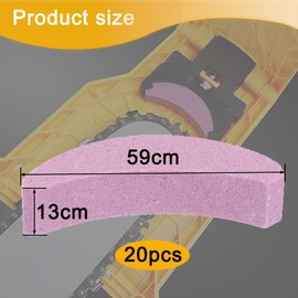 Chainsaw Sharpener, Portable Hand Cranks Chainsaw Sharpener, Chain Sharpener Kit, Saw Chain Sharpener Accessories for All Types of Chainsaws, Saw Chain Sharpener (20 Pieces)