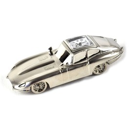 Miniature E Type Sports Car Novelty Quartz Movement Collectors Clock 9417