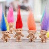 UEAVOID 10 Pieces Charming Collection Mini Troll Dolls PVC Vintage