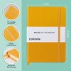 Lined Journal Notebook - Yellow A5 Hardcover Notebook for Women