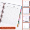 Planner 2026-2027, Leather Two-Tone Planner, 18 Month Weekly and Monthly