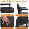 Mbxcooter Ergonomic High-Back Mobility Scooter Seat - Adjustable Headrest, Foldable