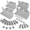 Solar Panel Mounting Z Bracket Set With Nuts and Bolts