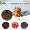 Slow Feeder Dog Bowls for Large Medium Dog Non Slip