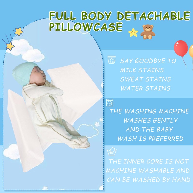 Znnhnn Side Support Pillow, Adjustable Wedge Cushion, Side Support Pillow,