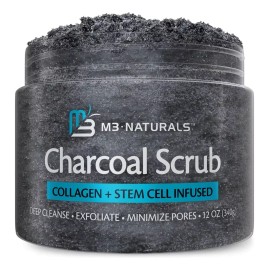 M3 Naturals  M3 Naturals Exfoliante Corporal De Carbón 340g
