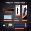 Digital Torque Screwdriver 7.08–70.8 in-lbs, with Strong Magnetic Bits, Buzzer,