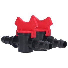 Valve, 2-Piece Flow Control Valve, Straight Shut-off Valve, Water Stop Regulator, Regulator Switch, Accessory Set, Flow Valve, Industrial Control Valves (12 mm Flow Regulator)