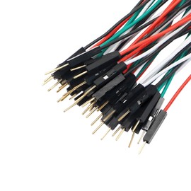 SinLoon Dupont Wire Breadboard Jumper Wires Jumper Wire Male to Female for Arduino Breadboard and Circuit Board 8cm 4 Colors Total 40-Pack(Male to Female)