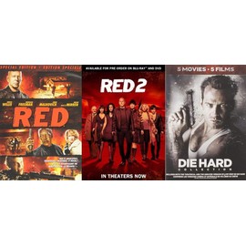 Bruce Willis 7-Movie Collection : Die Hard / R.E.D. (Special Edition) / RED 2