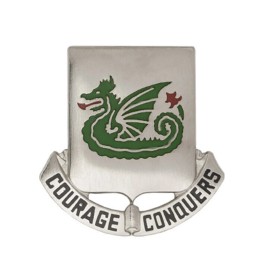 U.S. Army 37th Armor Regiment Crest "COURAGE CONQUERS" (each)