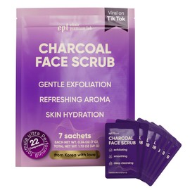 WONDER FAMILY Korean Peel Off Face Mask with Activated Charcoal - Facial Mask Black Head Remover with Deep Pore Scrub Effect - Exfoliating Face Wash for Women, Men 21 Pack