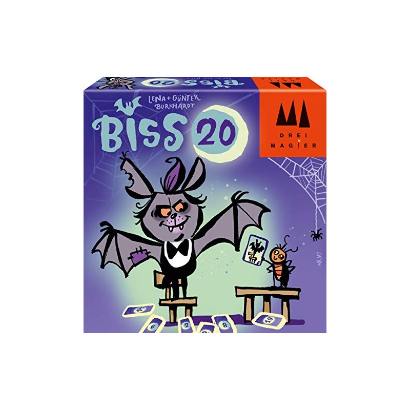 Schmidt Spiele 40890 Biss 20, Three Magician Card Game